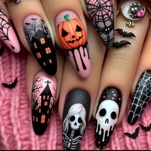 Halloween Themed Nail Art Set